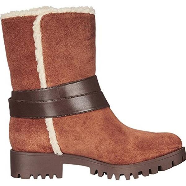 Shop Nine West Womens Olwyn Winter Boots Lined Fold Over Free