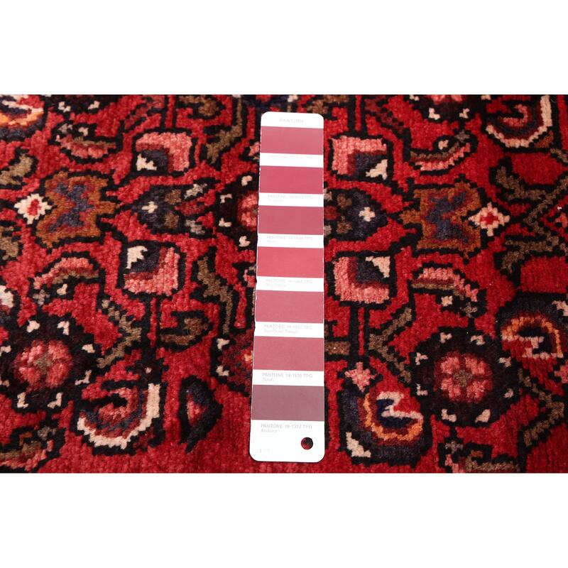 ECARPETGALLERY Hand-knotted Andelz Red Wool Rug - 3'9 x 10'8