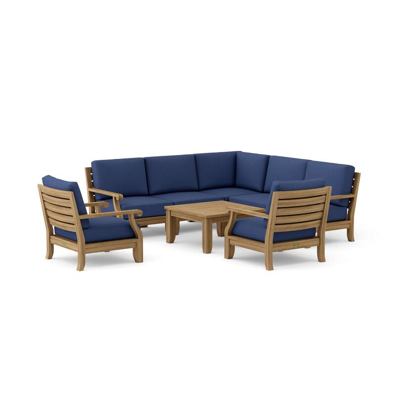 Riviera Luxe 8-Pieces Modular Set - Canvas Navy