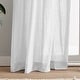 preview thumbnail 3 of 11, 100% Cotton Sheer Tie Tab Curtain Panel Pair