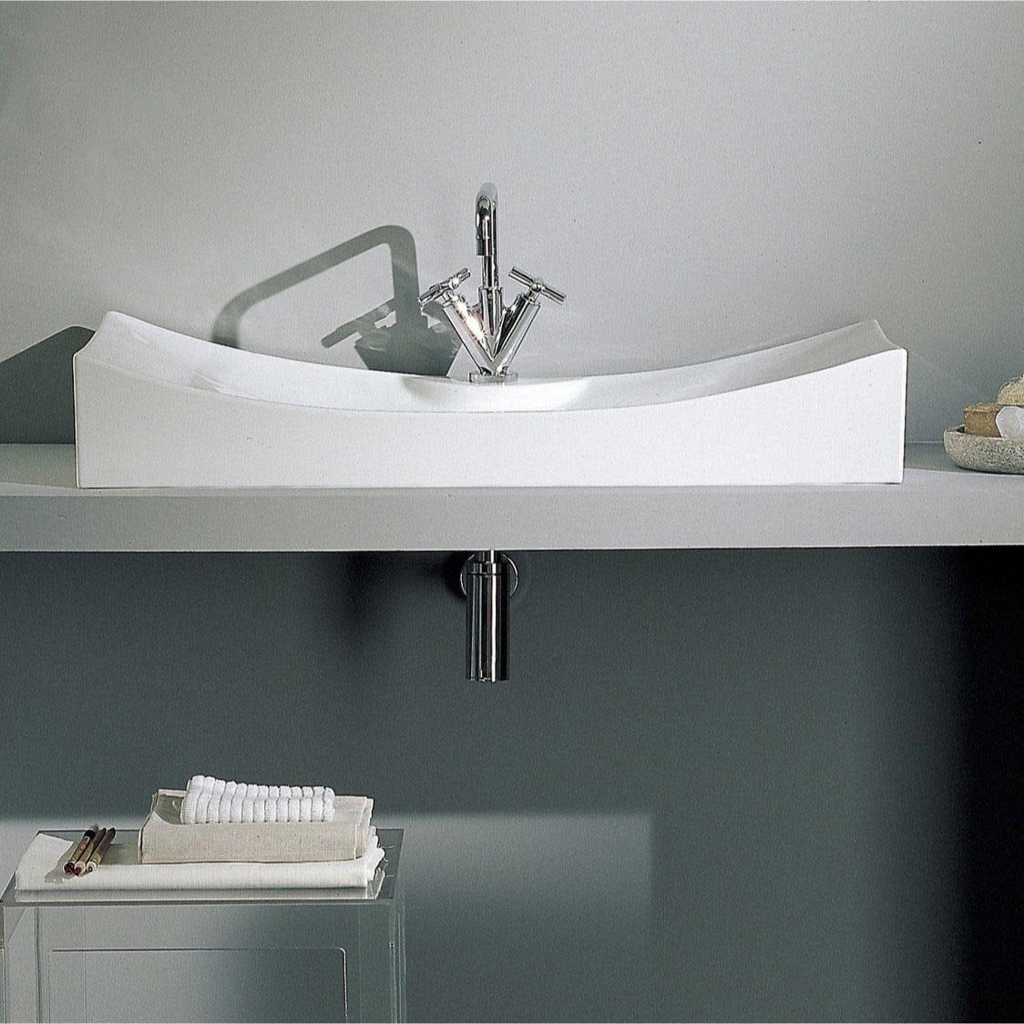 Nameeks 8039 R Scarabeo 27 5 8 Ceramic Vessel Bathroom Sink With 1 White One Hole Overstock 16397124