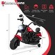 preview thumbnail 8 of 38, Gymax Kids Motorcycle w/Headlight Music Training Wheels Foot Pedal for