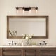 preview thumbnail 10 of 25, Fora Modern Farmhouse Glass Bathroom Vanity Light Dimmable Wall Sconce