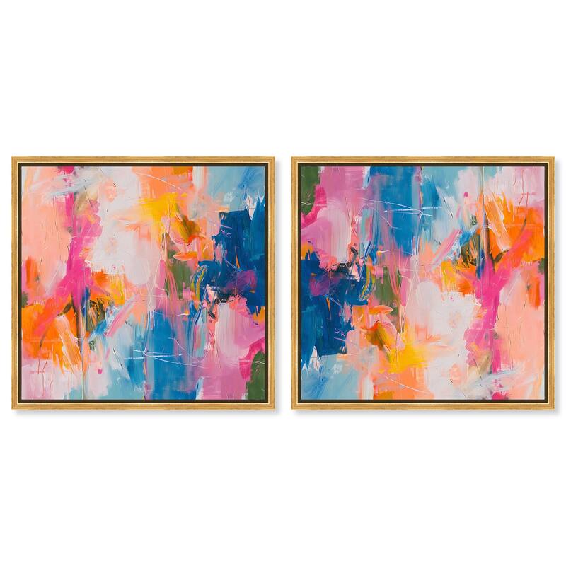 The Poppy Field Canvas by Art Remedy - 30" x 20" - Black