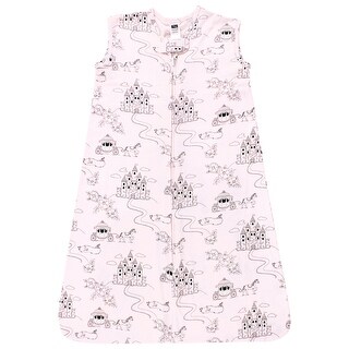 Hudson Baby Infant Girl Cotton Sleeveless Wearable Sleeping Bag, Sack, Blanket, Fairytale Princess