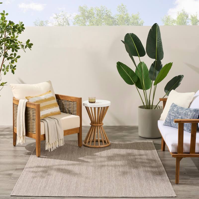 Nourison Horizon Indoor/Outdoor Chevron Area Rug