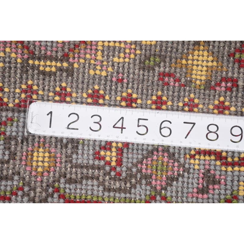Kazak Oriental Foyer Rug Hand-Knotted Wool Carpet - 3'0"x 5'2"