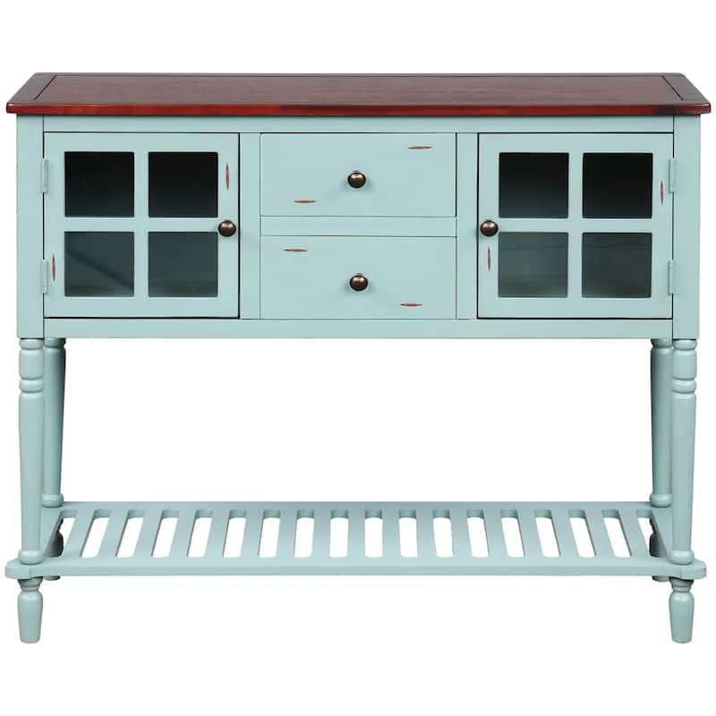 Sideboard Console Table with Bottom Shelf
