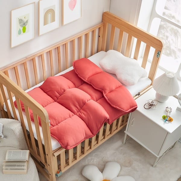 slide 2 of 5, As Cool As The Other Side of The Pillow - Toddler's First Coma Inducer Comforter - Paprika