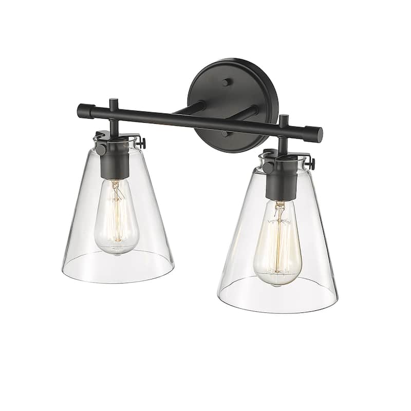 Aliza Vanity Light Matte Black - Matte Black