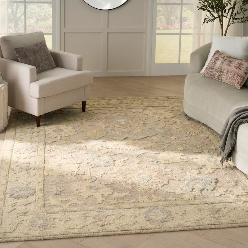 Nourison Maison Indoor only Tan Persian Area Rug