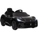 preview thumbnail 10 of 16, Qaba 12V Kids Electric Car, Maserati Gran Turismo Licensed Ride on Car for Kids with Remote Control, Black Black