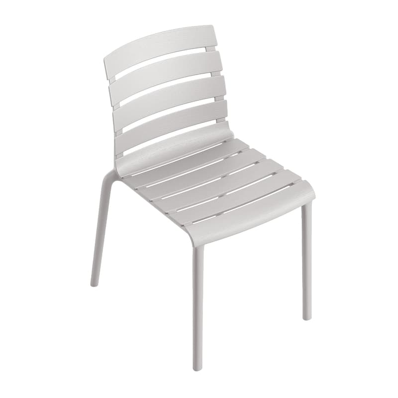 Rylan Stackable Plastic Chair for Indoors or Outdoors - Set of 2