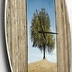preview thumbnail 3 of 8, Designart 'Window Open To Solitary Tree' Oversized Farmhouse Wall CLock
