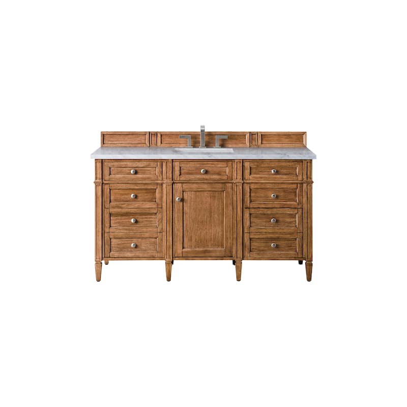 James Martin Vanities Brittany 60" Single Vanity, Saddle Brown