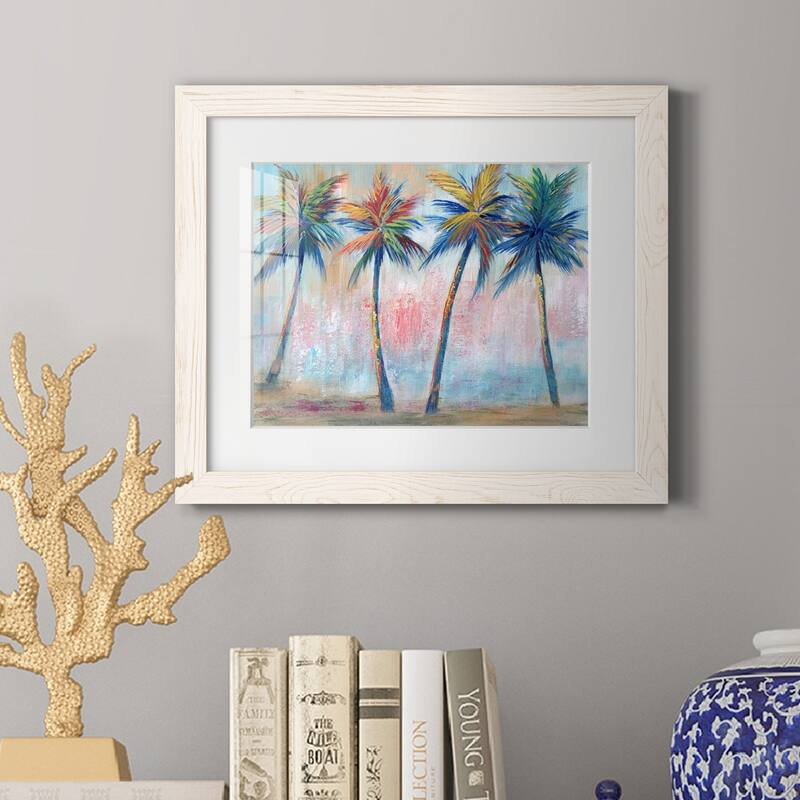 Color Pop Palms-Premium Framed Canvas - Ready to Hang