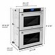 preview thumbnail 18 of 16, ZLINE Stainless Steel Professional Double Wall 30-inch Oven