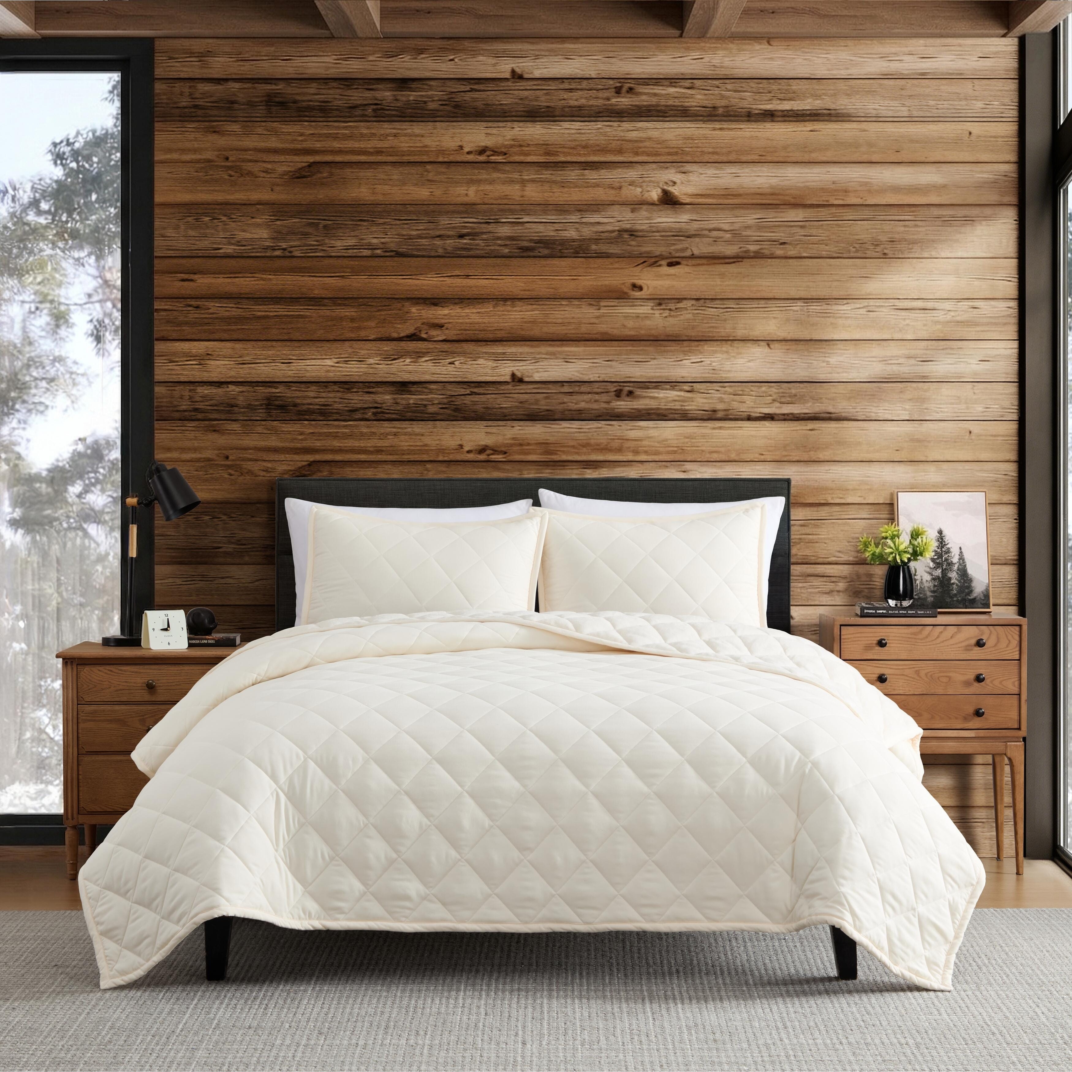 Eddie Bauer Hendricks Solid Reversible Quilt Set