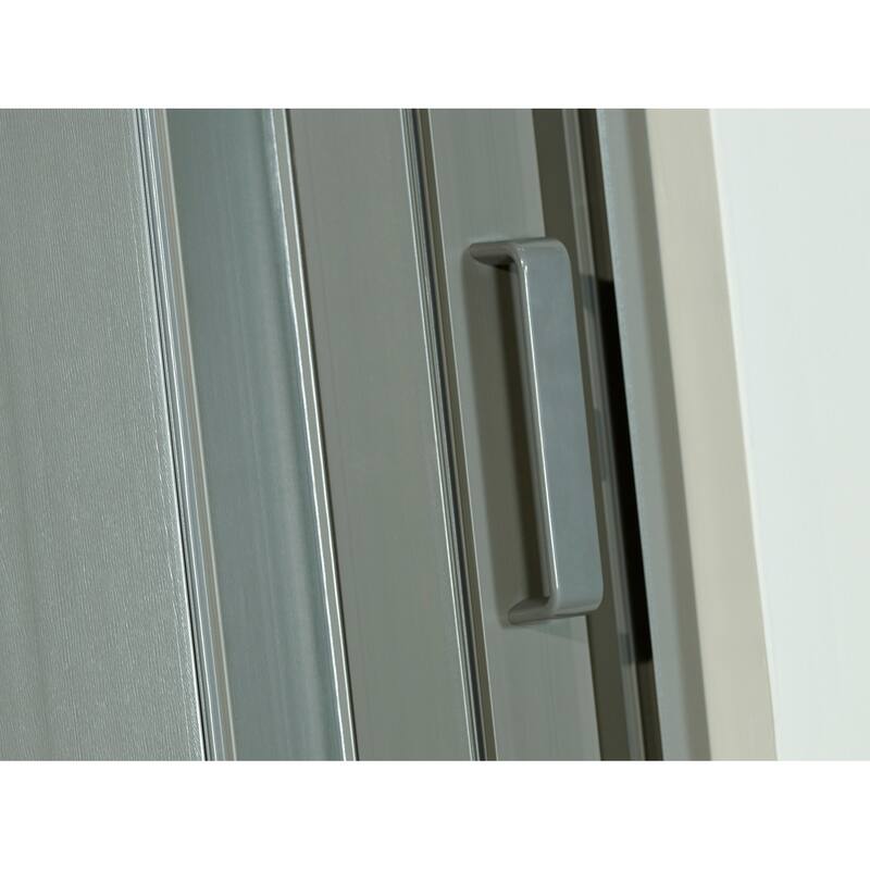 Spectrum Elite City Grey PVC 36-inch x 96-inch Folding Door - Grey