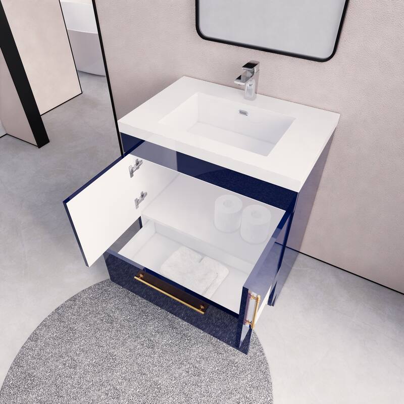 Eliza 30'' Freestanding Vanity with Single Sink