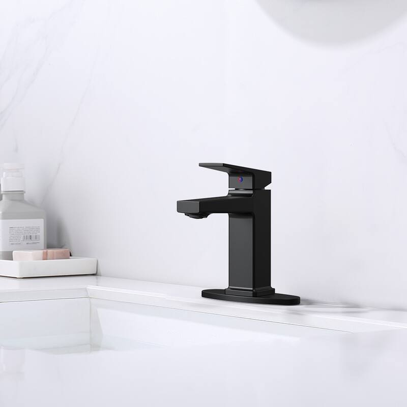 Bathroom Sink Faucet with Single Handle - 6.25" x 6.85"