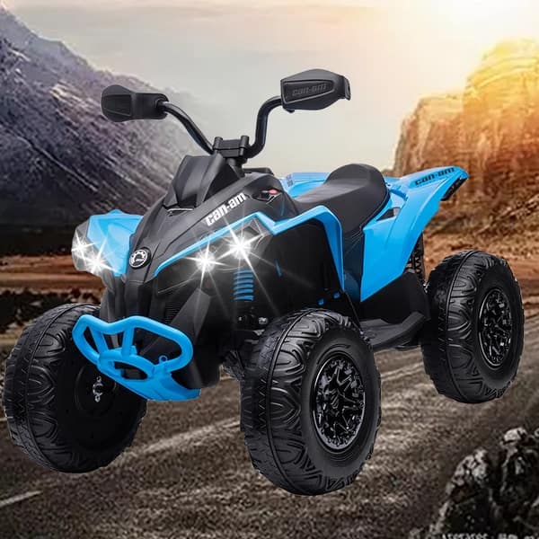 slide 2 of 39, Licensed BRP Can-am 12V Kids ATV Ride on Car with Remote Control