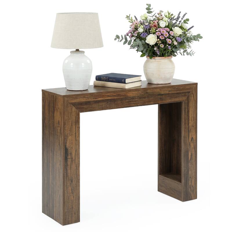Console Table, Narrow Entryway Table, Small Sofa Table Behind Couch for Space Saving, for Living Room, Entryway, Hallway