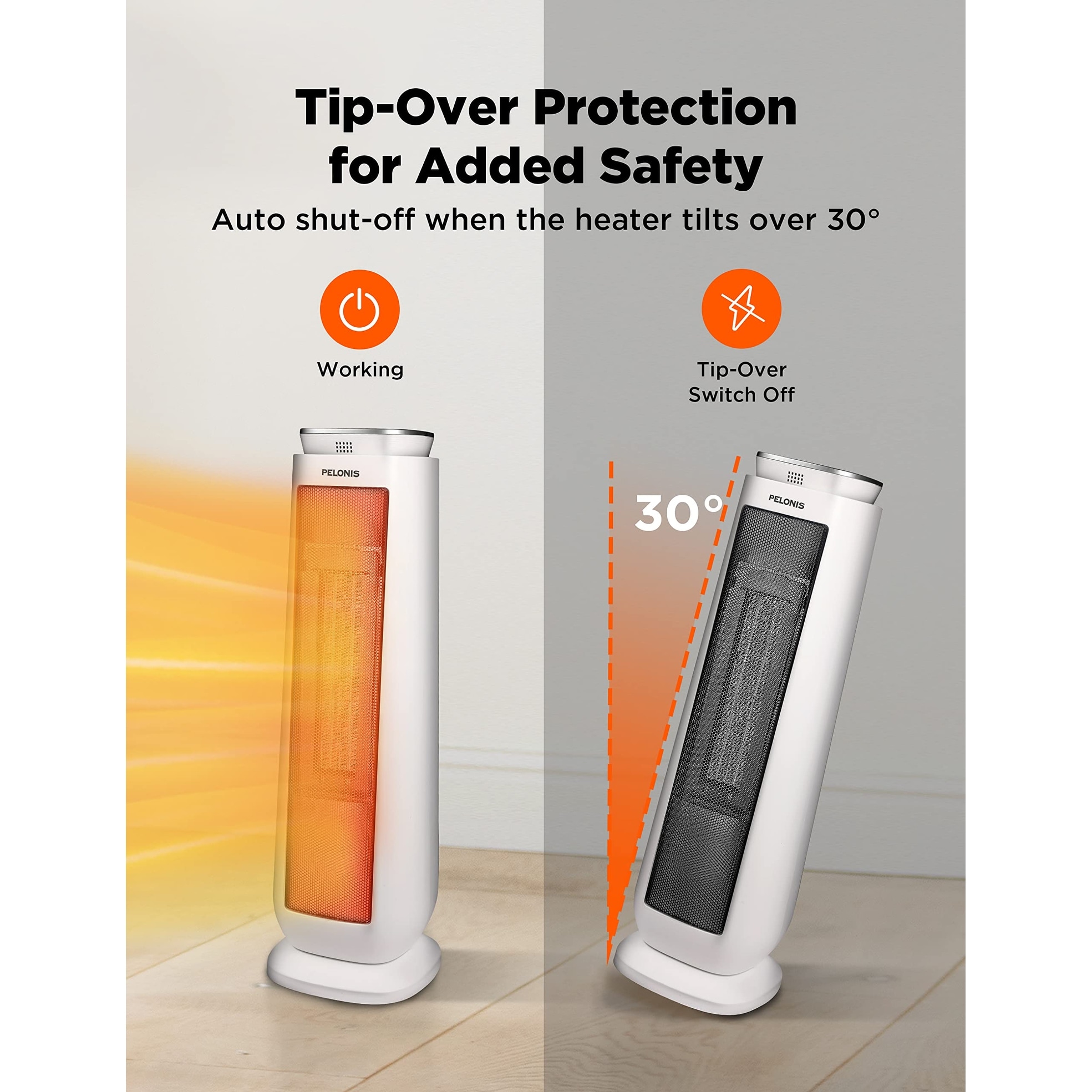 Thermostat controlled space heater deals