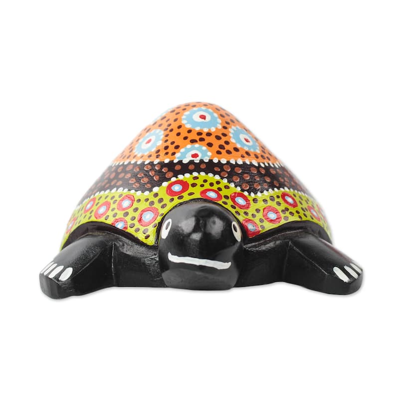 Novica Handmade Slow But Sure Wood Sculpture