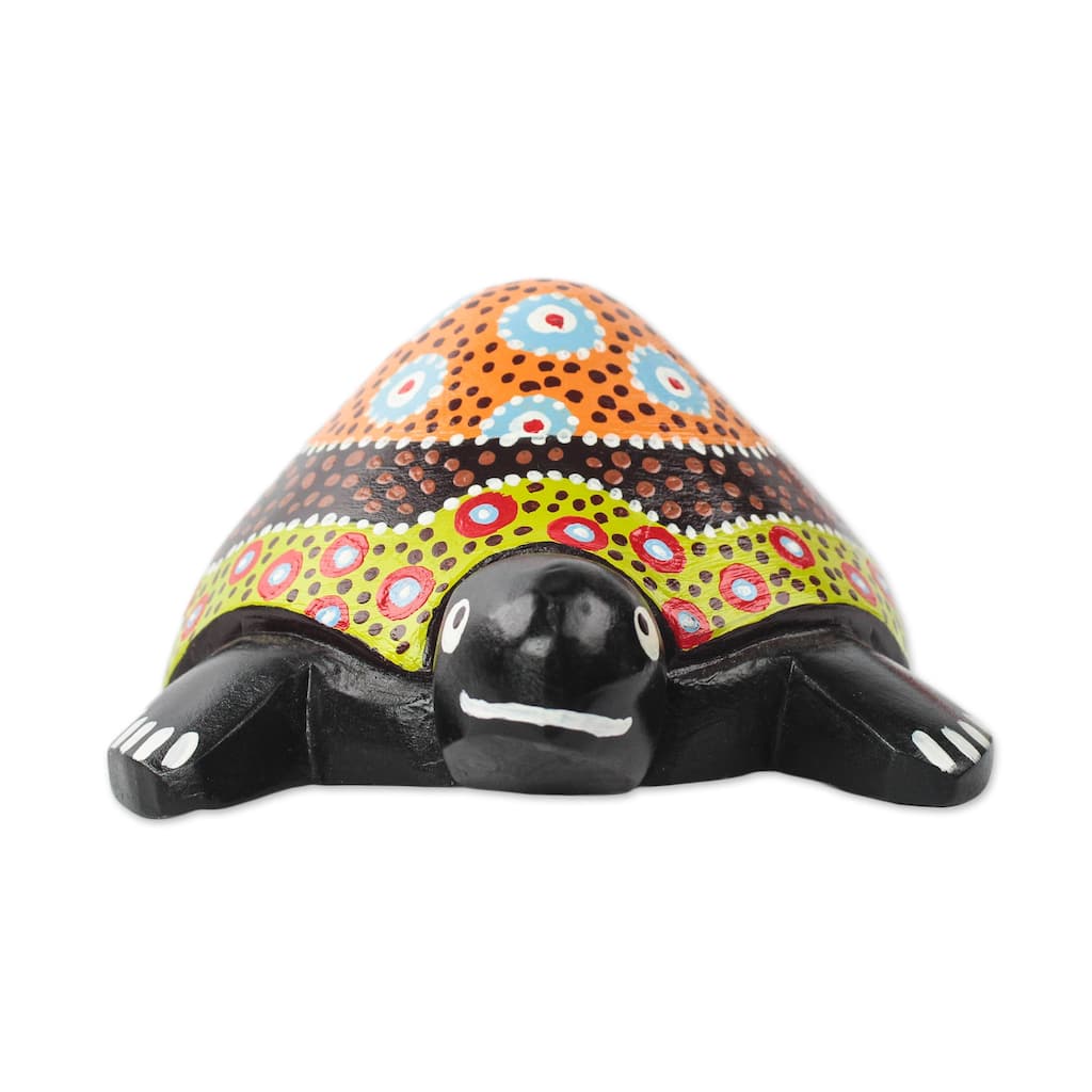 Novica Handmade Slow But Sure Wood Sculpture