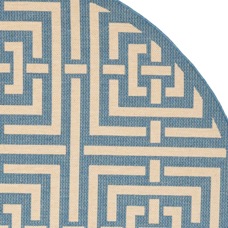 SAFAVIEH Courtyard Ginger Indoor/ Outdoor Waterproof Patio Backyard Rug