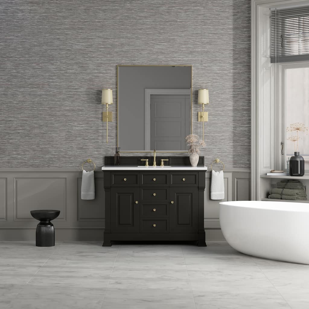 Brookfield 48" Single Vanity, Black Onyx