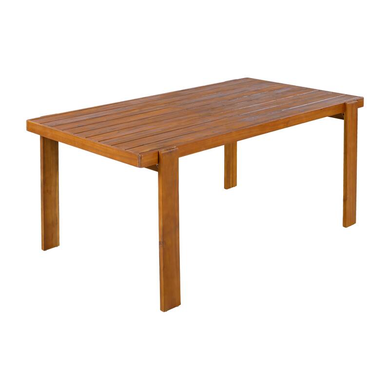 Christopher Knight Home - Ardena Modern Solid Wood Outdoor Dining Set with Round Back Cushioned Chairs