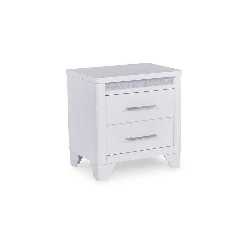Signature Design by Ashley Stenluxe White Nightstand