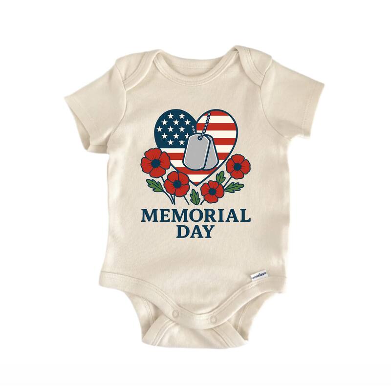 Memorial Day Forever - Baby Bodysuit - White - 3-6M