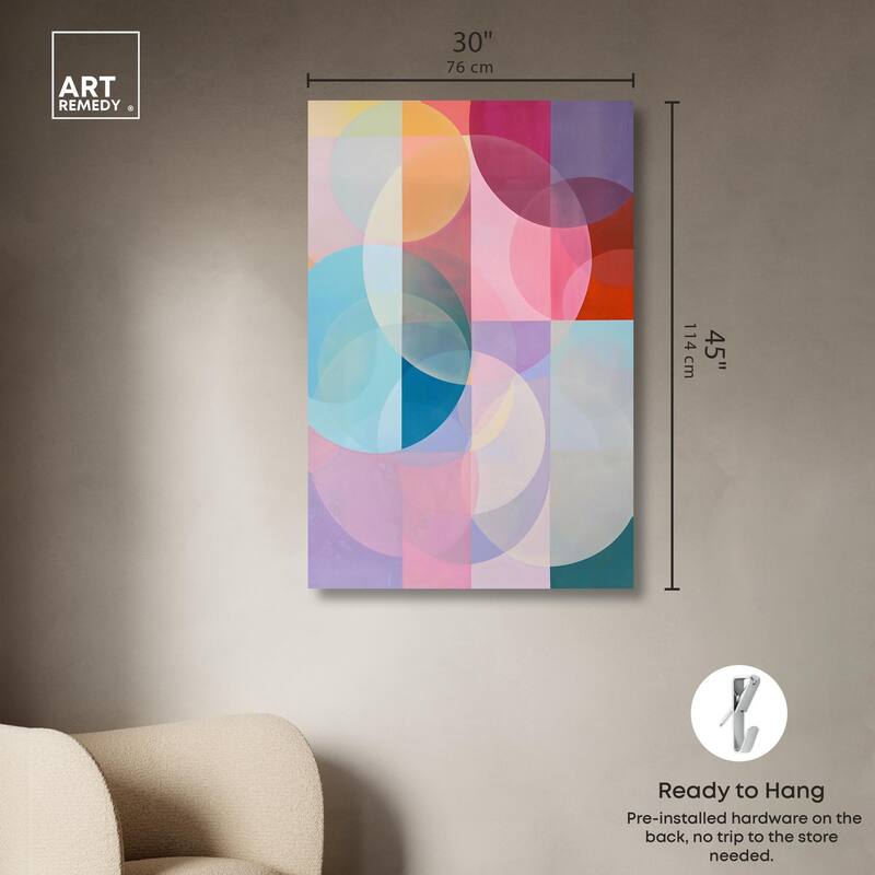 Oneiric Circles I Canvas by Art Remedy, Gallery Wrapped