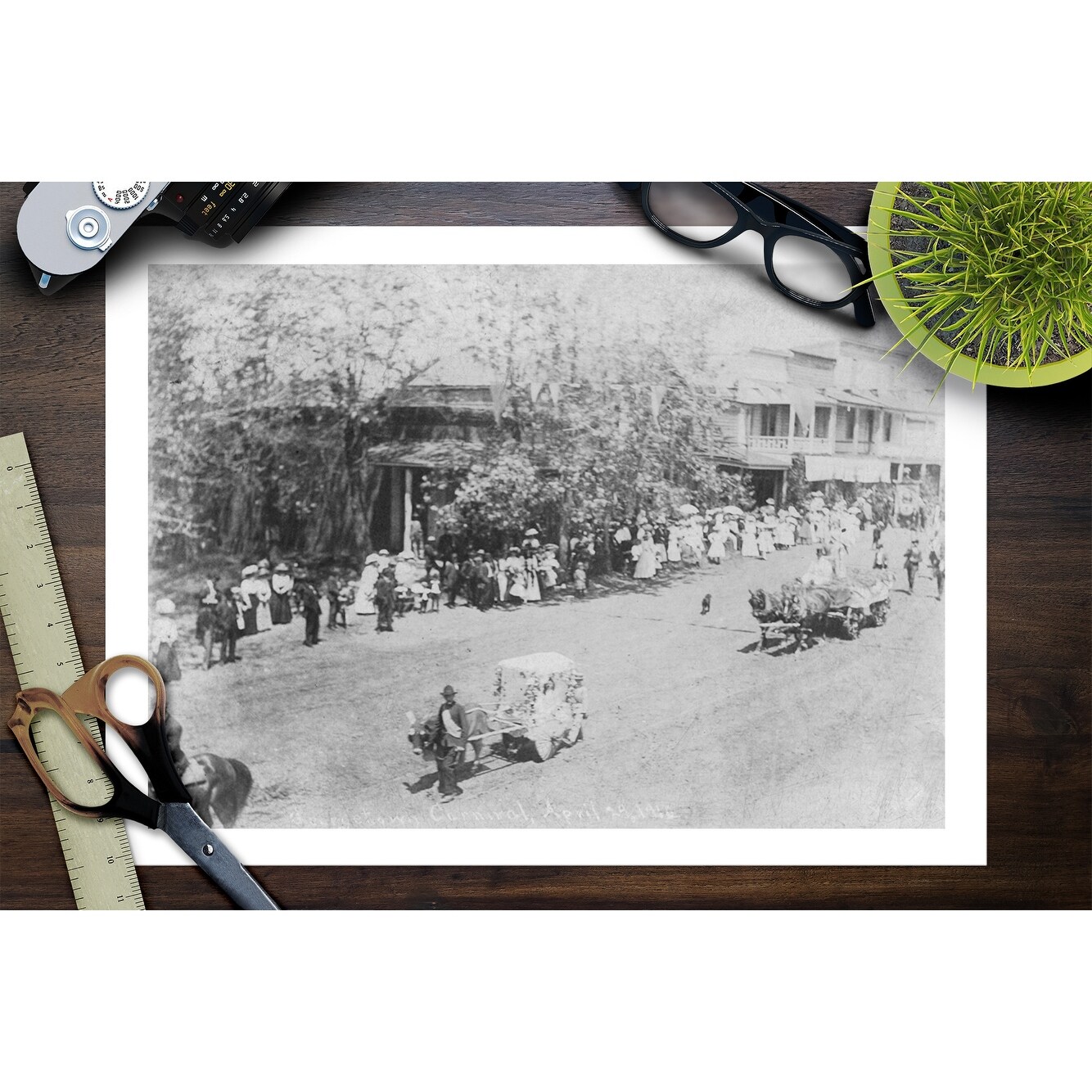 Shop Georgetown California View Of Carnival Parade Art Print
