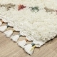 preview thumbnail 2 of 17, Style Haven Aire Diamond Lattice Ivory/ Multi Shag Tassel Fringe Area Rug.