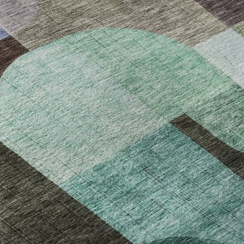 Premium Washable Super Soft Modern Retro Mayfield Rug