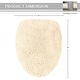 preview thumbnail 94 of 189, Home Weavers Waterford Collection Cotton Toilet Lid Rug | Elastic Fit | Fit Most Standard Toilet Lid | 18"x18"