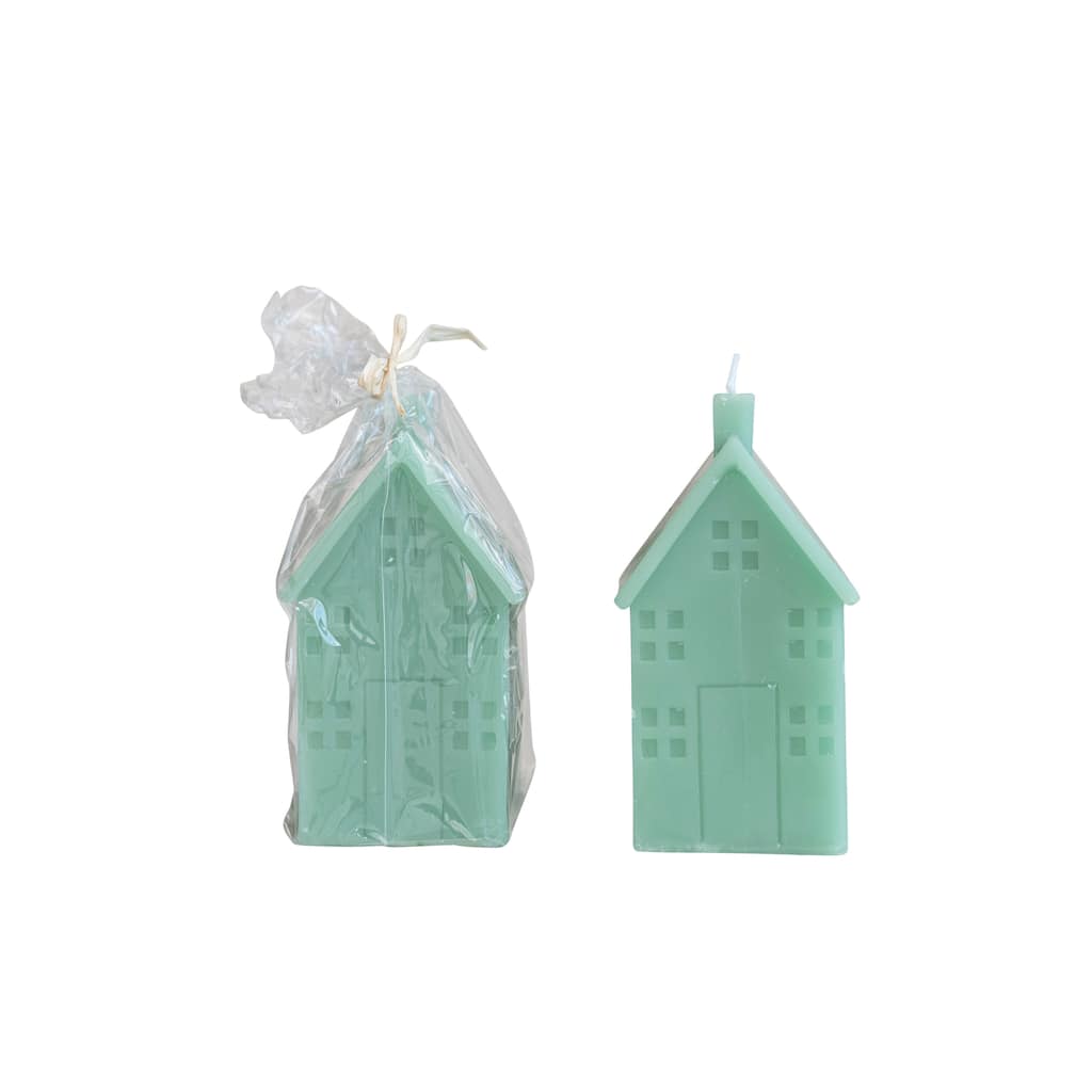 Unscented House Shaped Candle