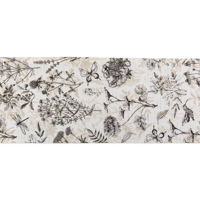DII Botanical Printed Table Runner