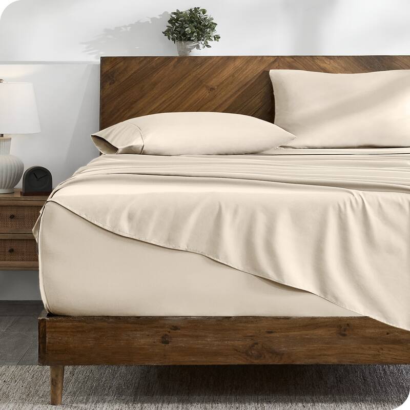 Bare Home 22 Inch Deep Pocket Microfiber Sheet Set