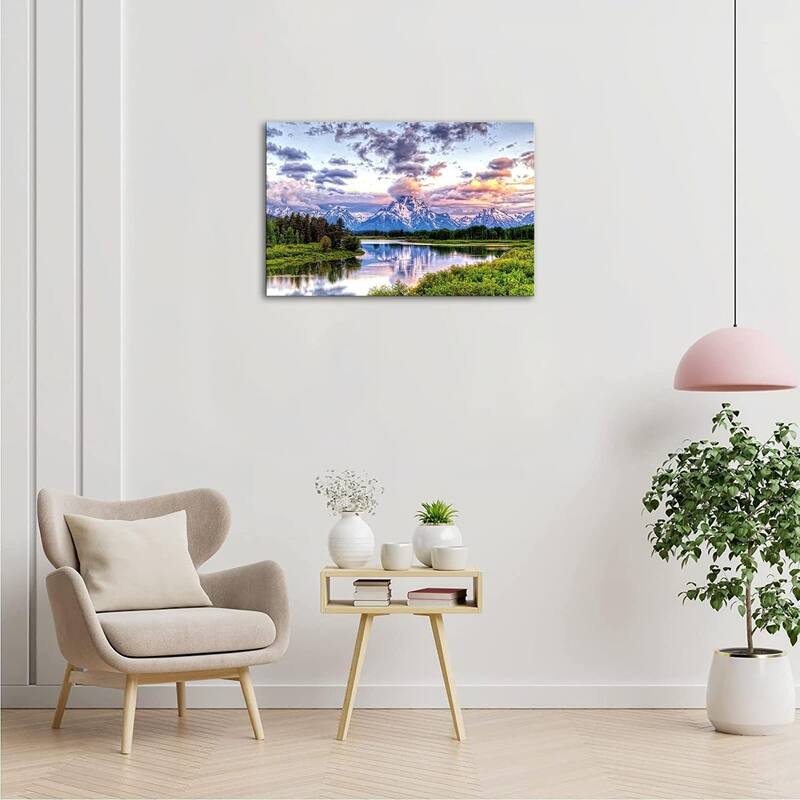 Wall Art Oxbow Bend National Park Landscape