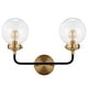 preview thumbnail 119 of 154, JONATHAN Y Bevin Contemporary Transitional Iron/Glass LED Vanity Light