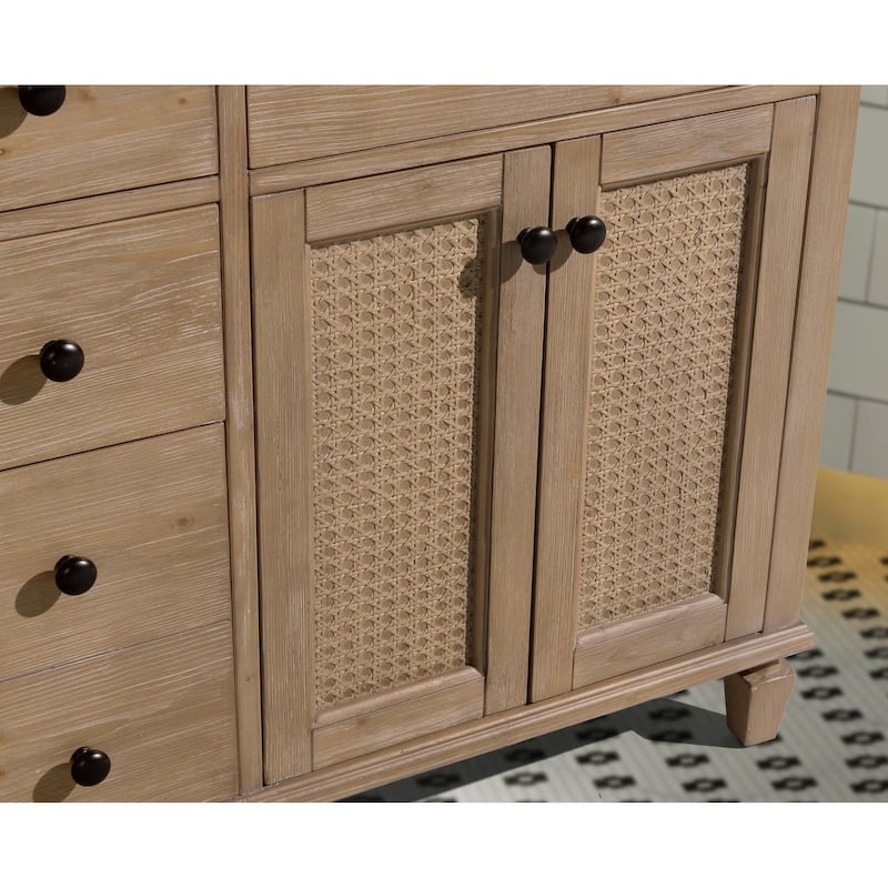 Ari Bath Annie 55" Bathroom Vanity Weathered Fir