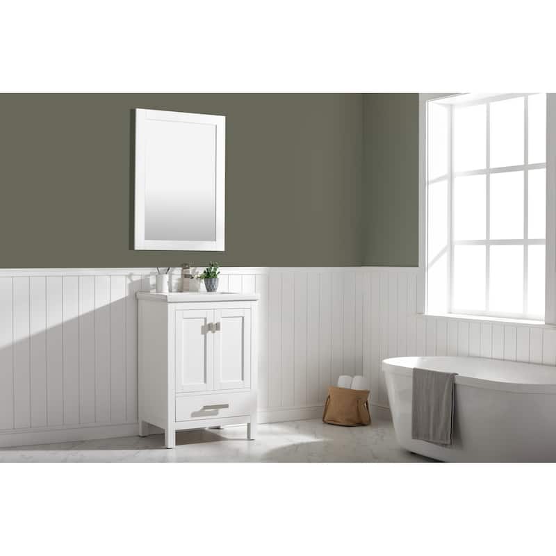 Valentino 24" Single Vanity in White