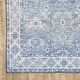 HomeRoots 9' X 12' Blue And Grey Oriental Power Loom Stain Resistant ...