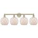 Option Antique Brass / White Glass with White Rope