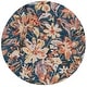 preview thumbnail 66 of 69, SAFAVIEH Handmade Blossom Chong French Country Floral Wool Rug 6' Round - Blue/Gold